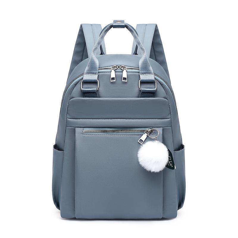 Schoolbag1011 new backpack women's canvas business travel commuter backpack large capacity laptop student schoolbag