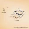 2024 Spring Double Ring High-End Electric Car Pendant Keychain, Korean Style