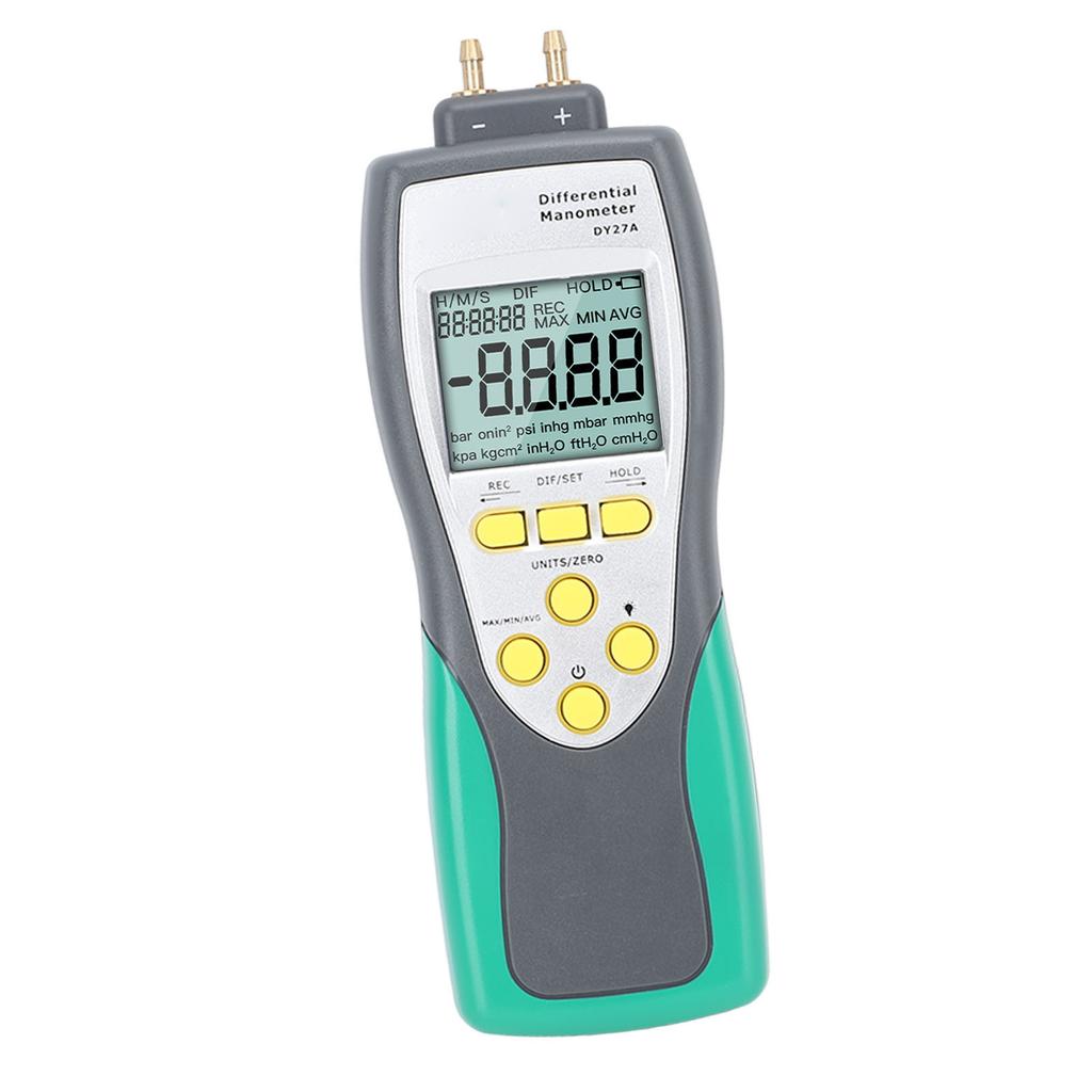 Digital Manometer 2.413bar High Accuracy Sensitive Fast Measurement Gas Pressure Tester for Brake Vacuum Pump Gas