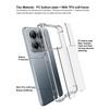 IMAK Etui na Xiaomi 14T Pro PC+TPU Wstrząsoodporne Przezroczyste Etui na Telefon