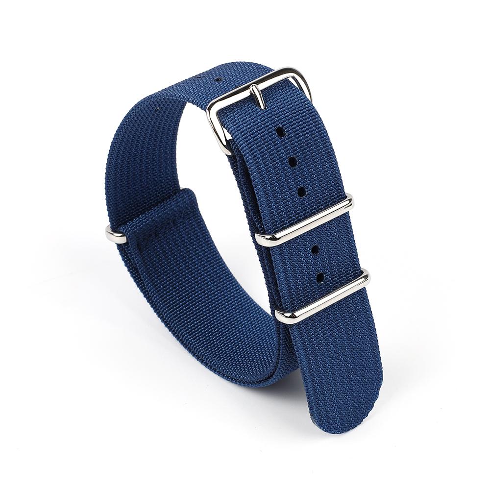 20mm 22mm Nylon Watch Strap Sport Wristbands Bracelet for Men Women Replacement Canvas Fabric Watch Band Accessories Brown Green