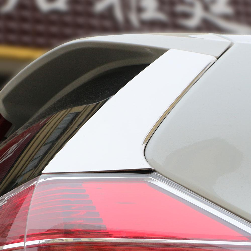 Car Rear Window Side Wing Cover Trim Sticker for Nissan X-Trail Xtrail T32 2013 - 2025 Auto Exterior Accessories 2pcs/set