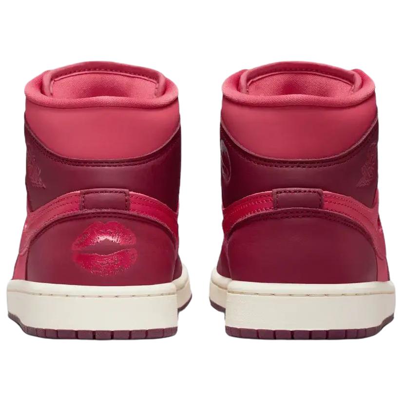 Jordan Air Jordan 1 Mid Vintage Buty Koszykarskie Damskie Czerwone IB7018-600