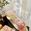Transparent Jewelry Storage Box Dustproof Lid Bracelet Storage Box  Jewelry Display