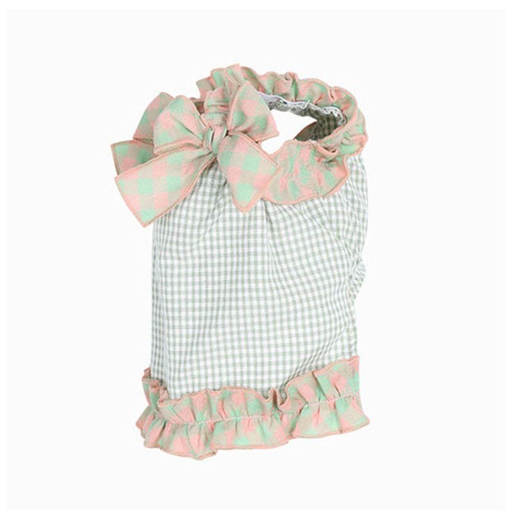 Fashion Dog Clothes Cute Pet Summer Princess Skirt Pet Supplies Pet Plaid Lace Vest  Spring