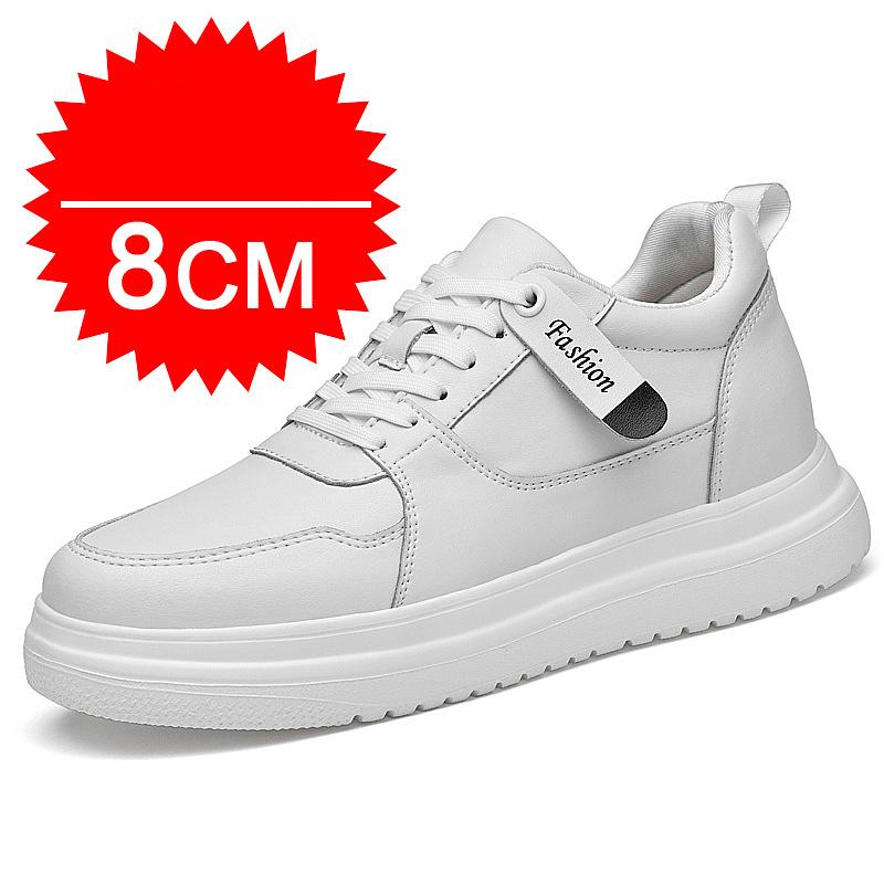 Mode Mode Männer Casual Schuhe Männer Low Cut Sneakers Atmungsaktive Höhe Zunehmende Schuhe 6/8/10CM Dicke Sohle Strapazierfähiges Männliches Schuhwerk