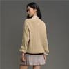 GIORDANO CONCEPTS Unisex Pure Cotton Color Block V-Neck Cardigan