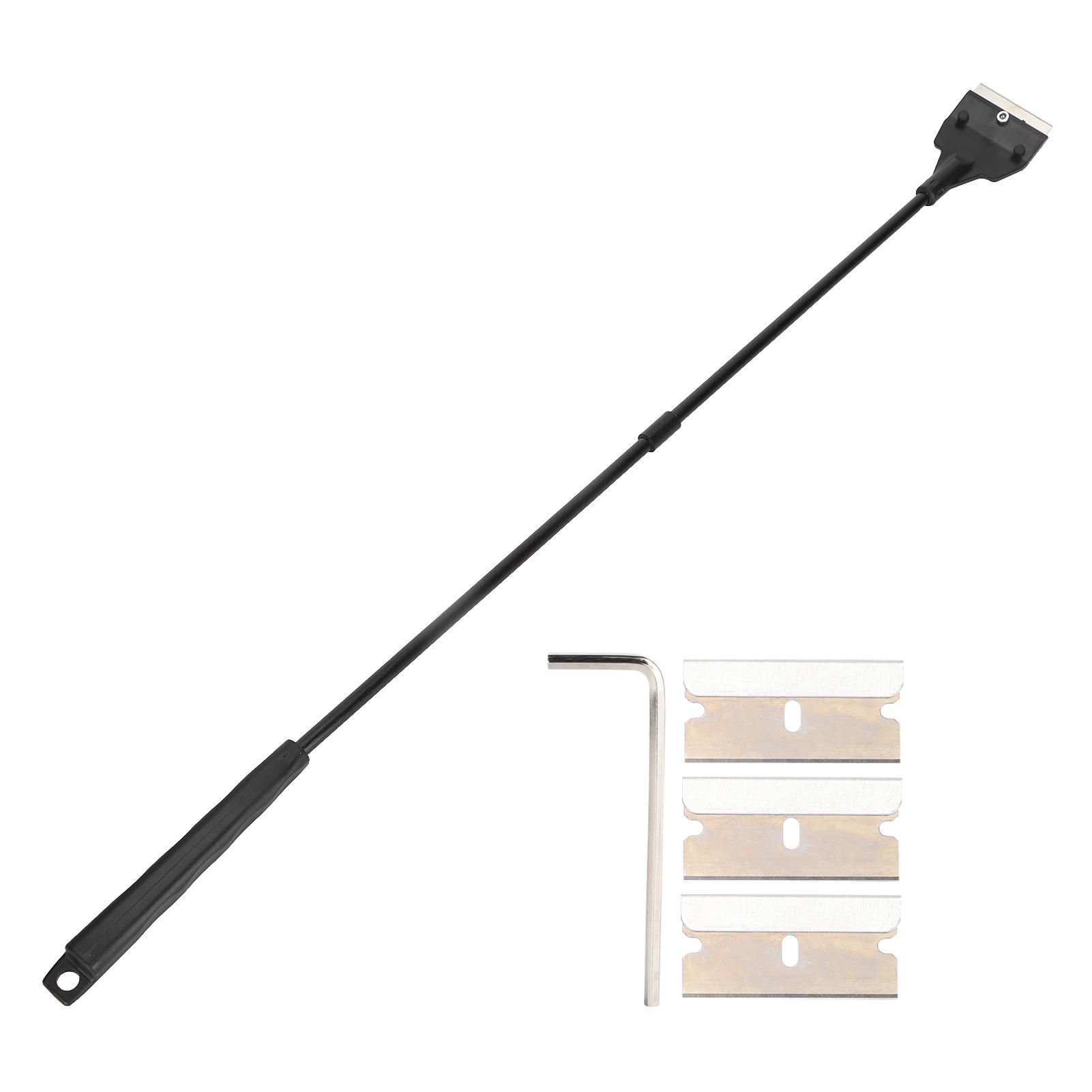 

Aquarium Algae Scraper Small Fish Tank Glass Long Handle Cleaner with Replaceable BladesLengthed Type