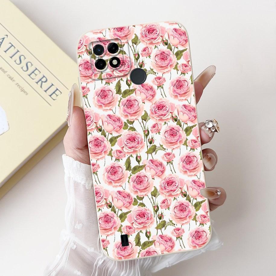 For Realme C21 RMX3201 Case Realme C25 Cover Popular Sunflower Soft Silicone Phone Case For Realme C25S C25Y C21Y C 21 C 25 Capa