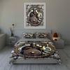Viking-themed illustration. Bedding Duvet cover sets Duvet covers Pillowcases gifts (1 * Duvet Cover 2 * Pillowcases, without duvet insert)