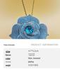 Chinese Camellia Brooch with Turquoise, High-End Corsage Sweater Chain, Women's Fashion Accessory