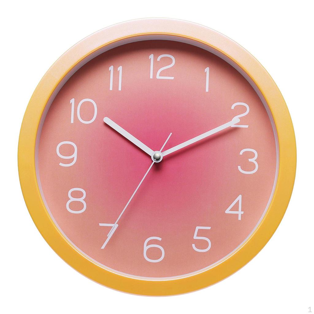 10 Inch Fashion Decorative Wall Clock Portable Hanging Without Battery for Bar Kitchen Cafe