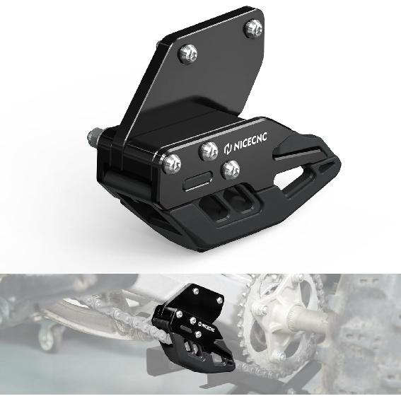 NICECNC ATV Rear Swingarm Chain Guide Compatible with Honda TRX450R Kick Start 2006-2009,TRX450ER Electric Start 2006-2009,2011-2014 Red Rear Chain