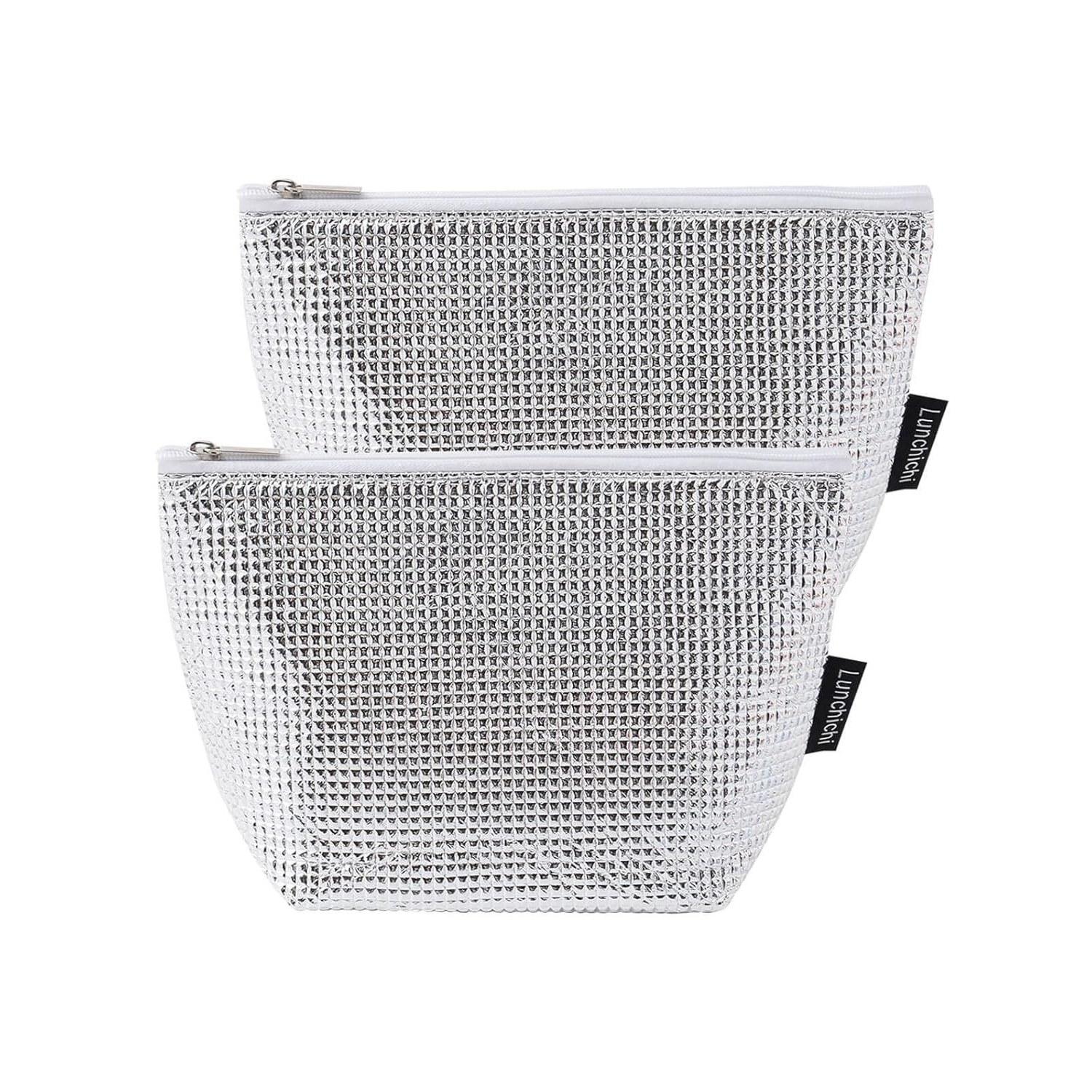 

Lunchichi Insulated Bag Small Double-Sided Aluminum Material Mini Lunch Cooler Compact Bento Rice Ball Case (2)