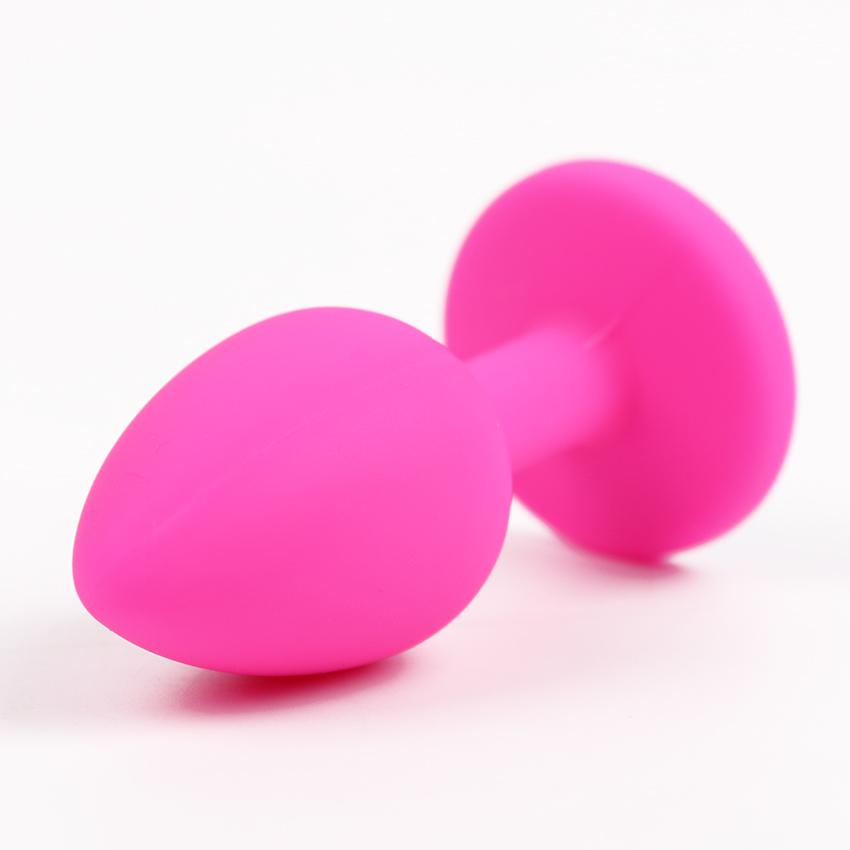 Tapón Anal Sexy Unisex para patio trasero, tapón Anal de silicona estimulante del punto G, cuentas para glúteos, joyería de cristal, Juguetes sexuales para amantes, 1 ud.