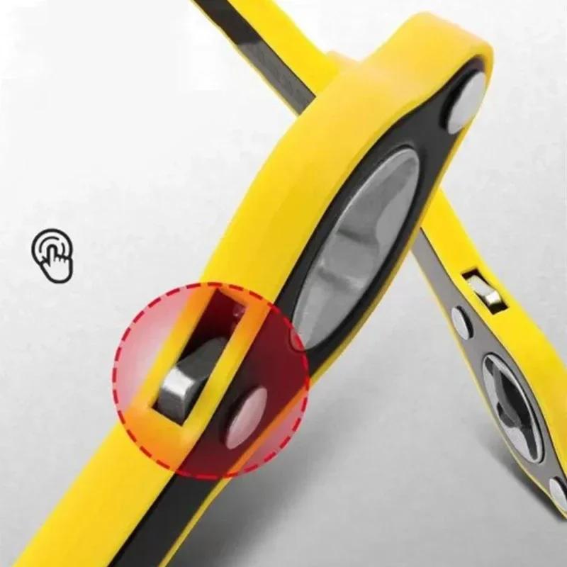 Car Labor Saving Jack Ratchet Wrench Car Tire Jack Removal Wrench Cross Labor Saving Wrench Jack Rocker Arm Auto Repair Tools