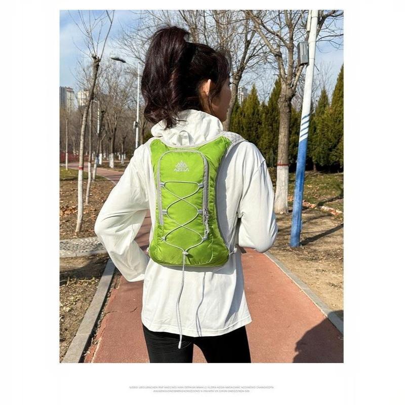 Adjustable Strap Running Hydration Vest 1Pc Unisex Lightweight Backpack for Hiking Cycling Jogging Trail Run