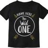 Unisex T-shirt Personalized Wild One Birthday Outfit Boy Girl 1 Year Old Infant Kids T-Shirt