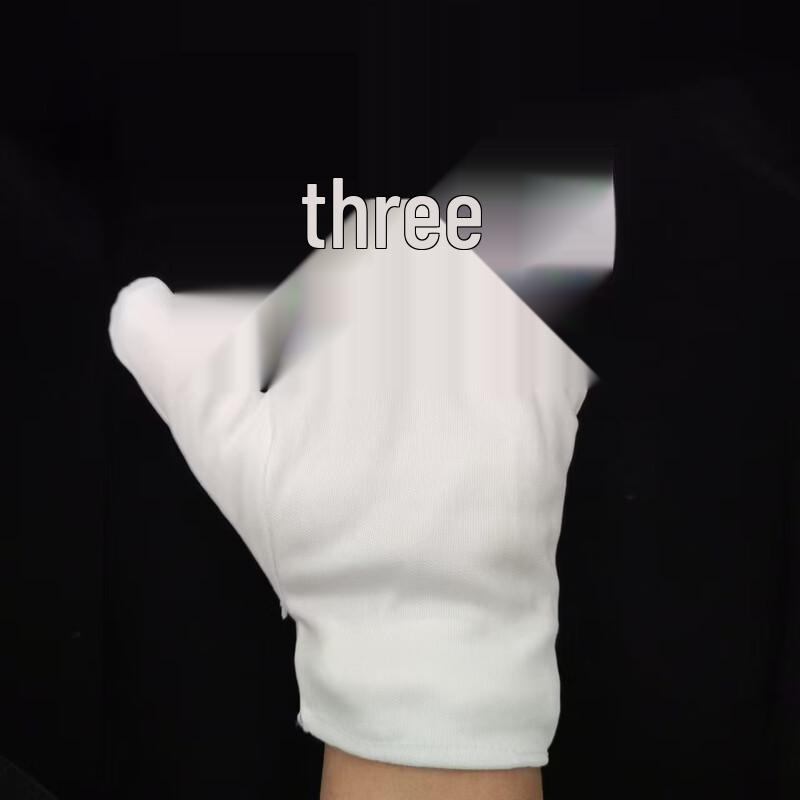 White Cotton Lint-Free Work Gloves - 100 Pairs 100 пар