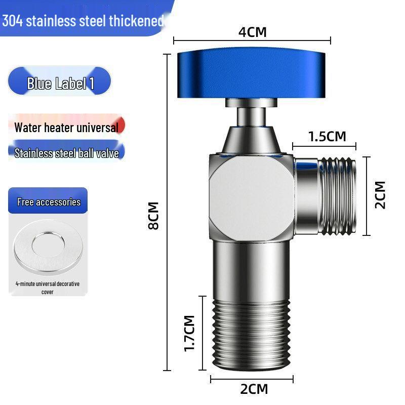 

Full Copper Hot/Cold Flow Ball Valve for Water/Gas Heaters with Thickened Core and Triangle Switch