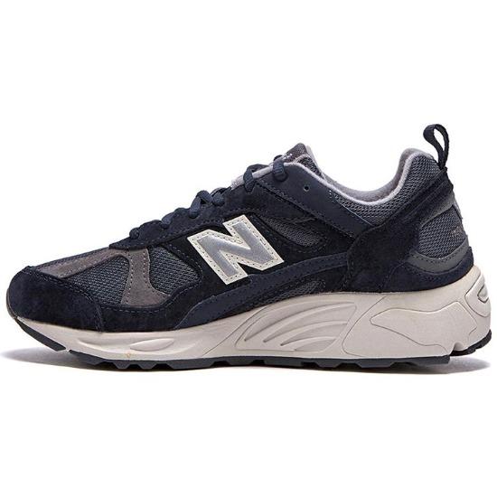 New Balance 878 Navy Silver Unisex Sneakers Blue  CM878KE1