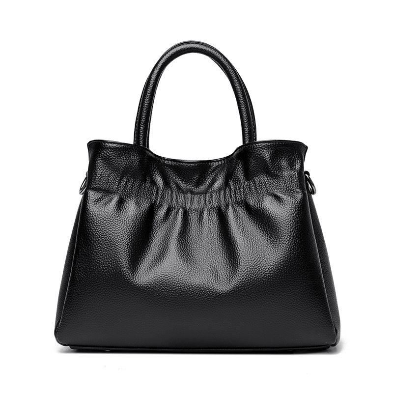 Fashionable Women's Handbag Cloud Pleated Single Shoulder Crossbody Bag Large Capacity