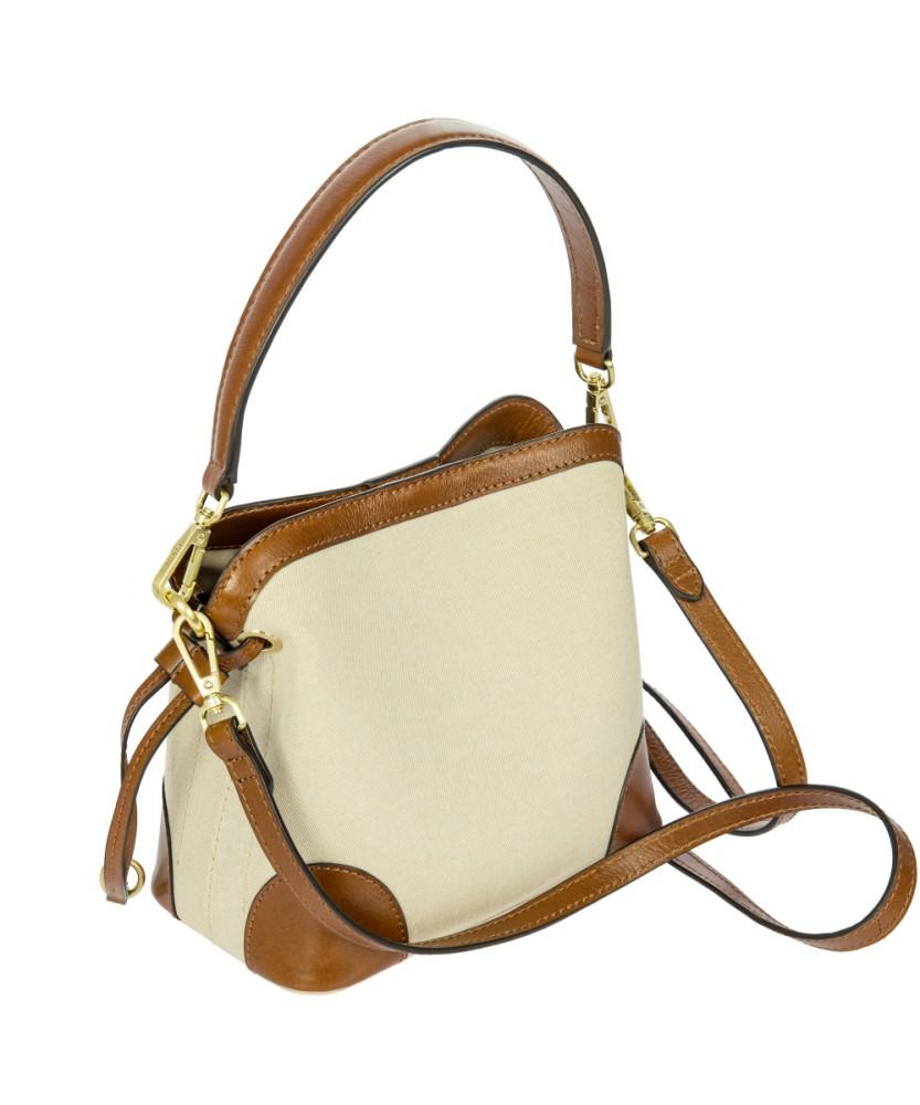 Brics Volterra Trama Small Bucket Bag Cappuccino (Br-Boe05959.493)