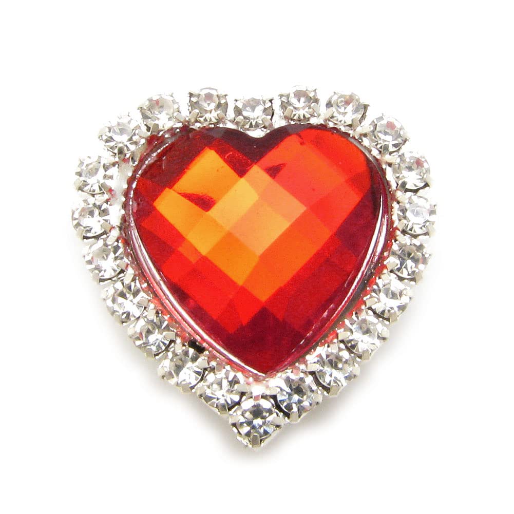 Obi clasp, heart shape, rhinestone, modern kimono accessory, Japanese accessory, yukata, contemporary CHS10051