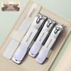 Nail Clippers & Ear Pick Set with Nail Art Decoration, Nail Pliers