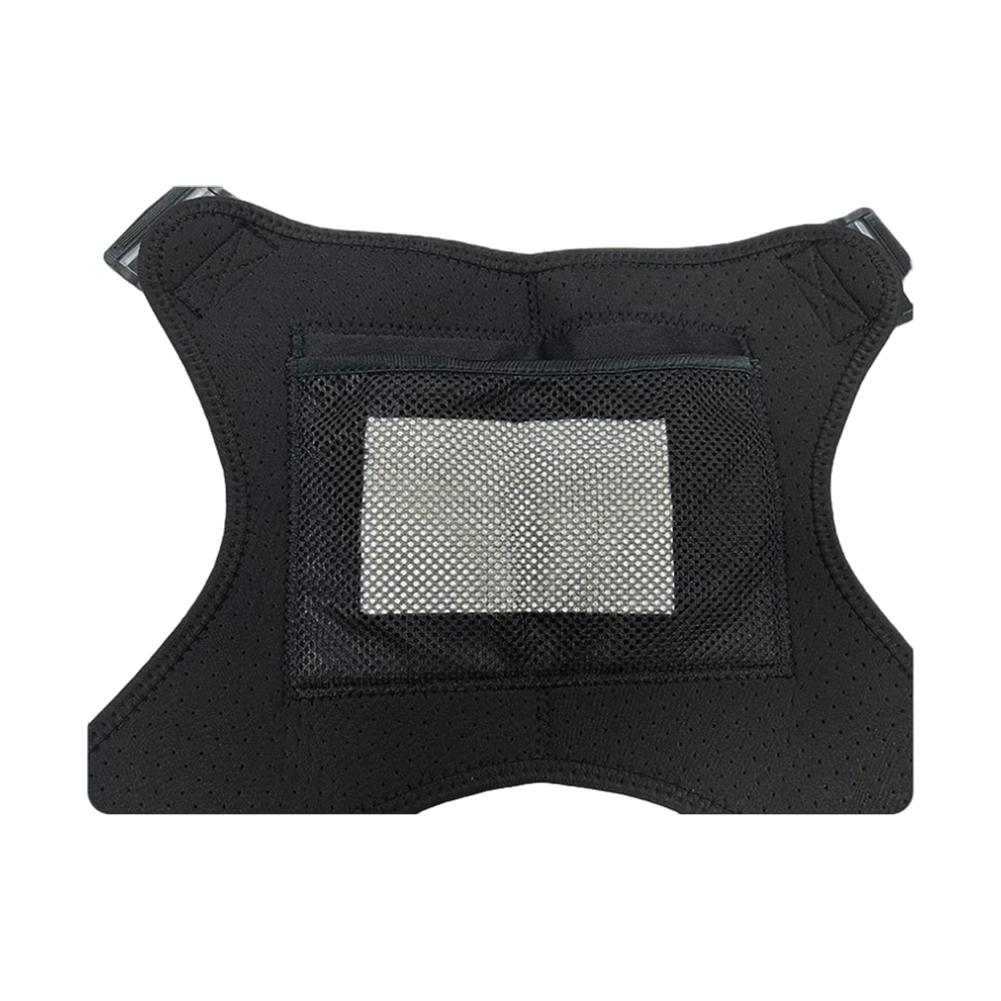 Unisex Electric Rotator Cuff Support 3 Heat Settings Electric Neoprene Shoulder Strap Warm with String Bag for Frozen Shoulder