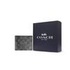 COACH Men 3 IN 1 Wallet Charcoal / Black (Unisex) Wallets 74993 CQBK