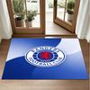Rangers FC Design Crystal Velvet Rug Soft Decorative Mat for Bedroom Entrance