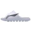 Li Ning Quiet Abrasion Resistant Quiet Abrasion Resistant Slide Slippers Women's White ABTR006-1