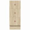Storage Bed Frame Sonoma Oak 100 cm Particleboard