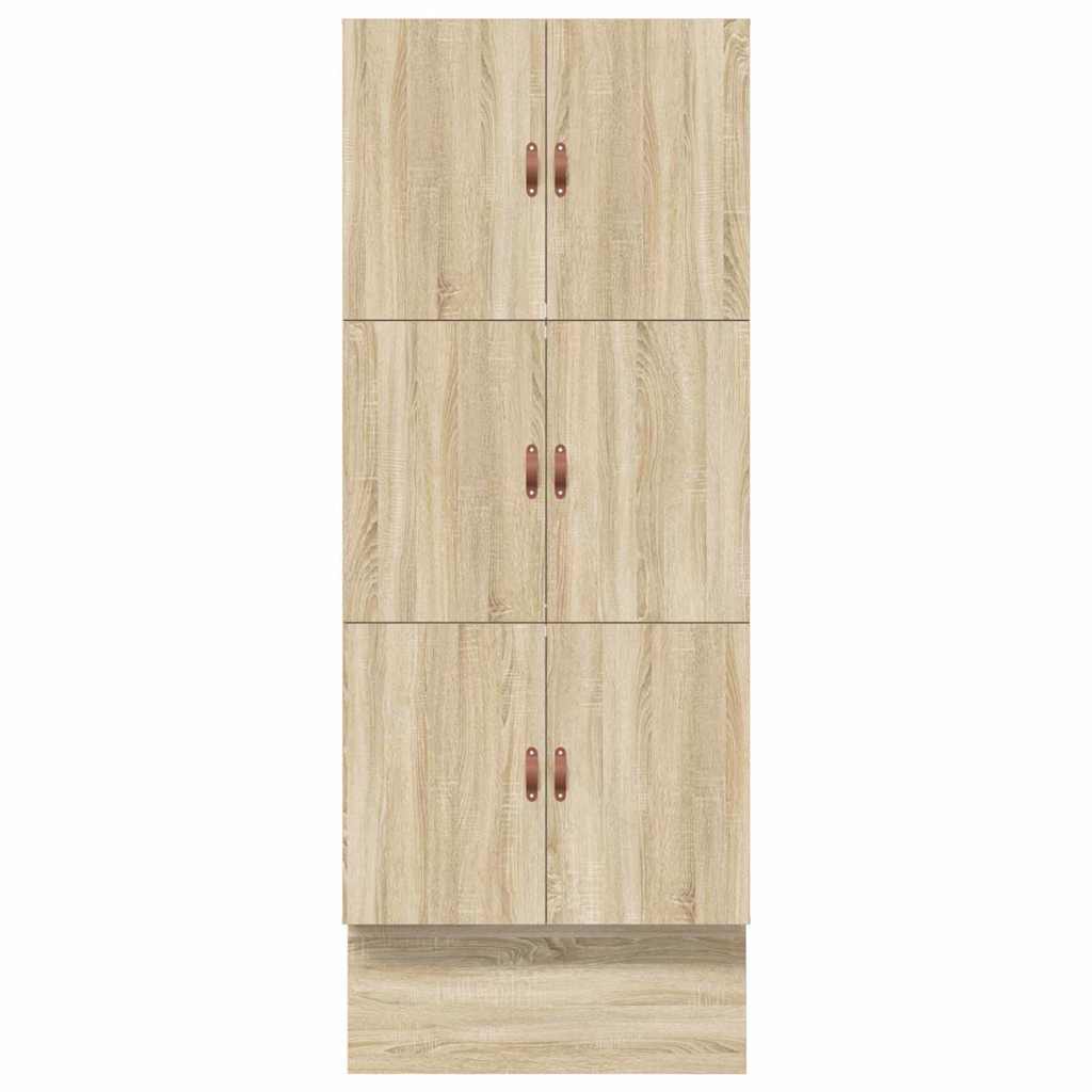 Storage Bed Frame Sonoma Oak 100 cm Particleboard