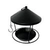 Decorative Iron Hanging Bird Feeder For Garden Ornament Large Capacity Rusts Resistant Outdoor Decoration