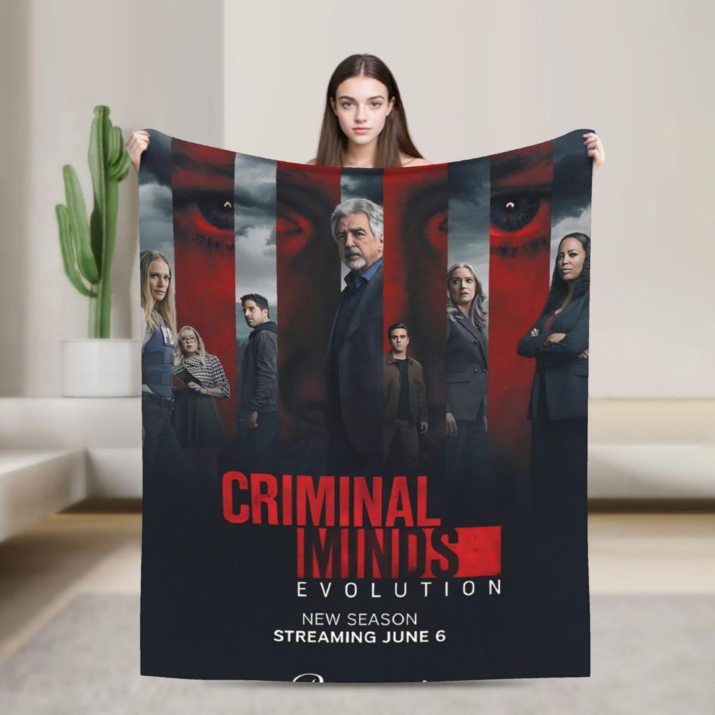 Soft Blanket Travel Criminal Minds Spencer Reid  Throw Blanket  Flannel Bedspread For Outdoor Graphic Sofa Bed Cover