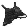 Used [Partools] Chest Rig Survival Game Tactical Vest Lightweight Multifunctional Storage Magazine Pouch MOLLE Compatible Size Adjustable Black