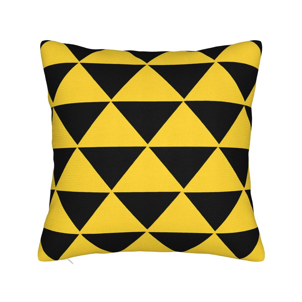 Yellow Grey Geometric Pillow Case Fashion Pillow Cover Soft Pillowcases For Sofa Car Home Decor