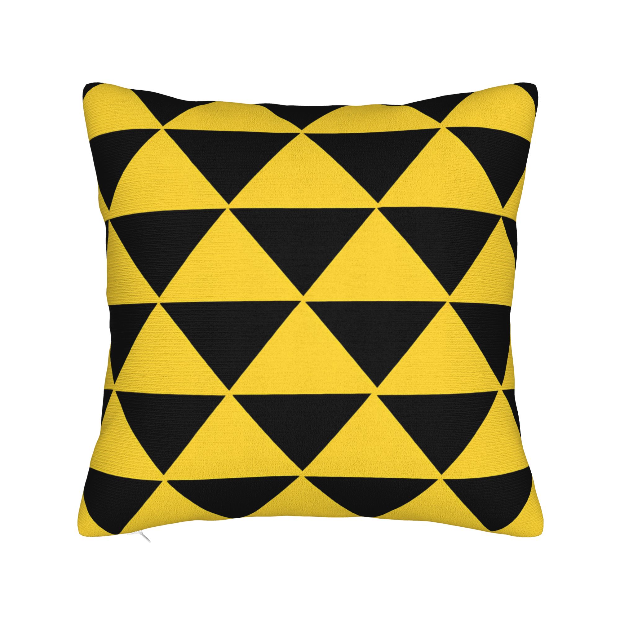 Yellow Geometric Pillow Cover Square Cushion Cover Kawaii Pillow Case For Couch Sofa Bedroom 30cmx30cm
