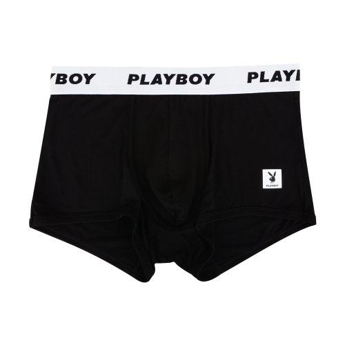 

[Playboy] Rayon White Label Trunks PMD2103-BK [Shipped from Korea] 100% Authentic 105