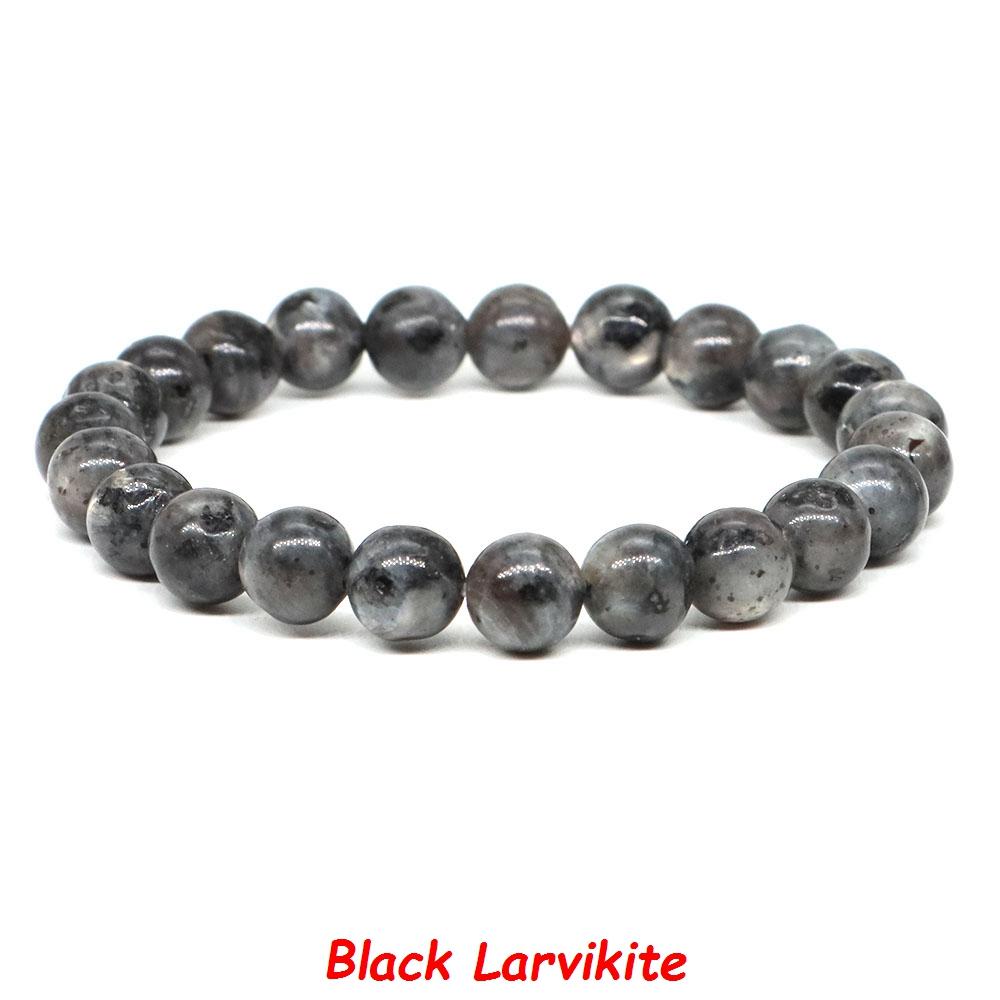 Natural Stone Bracelet Healing Crystal Amethyst Quartz Agate Round Loose Bead Elastic Stretch Bangle For Women Men Jewelry Gifts