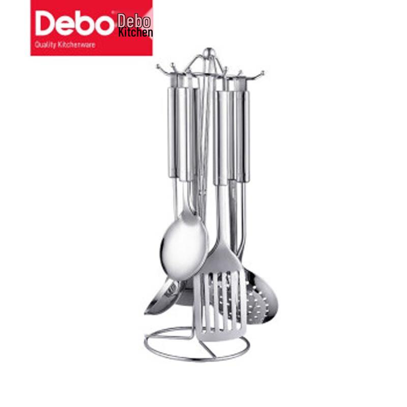 

Debo Marcorio Stainless Steel 7-Piece Kitchen Utensil Set DEP-22