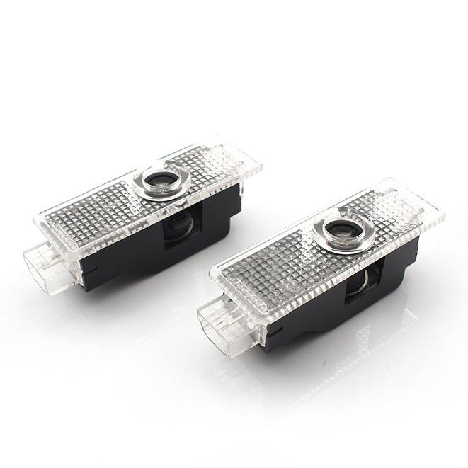 2PCS Welcome Light For E60 E46 E61 F07 F10 F11 F18 E63 E65 E90 E92E93 E91 F30 LED Car Door Projector Welcome Ghost Shadow Light License Plate Covers