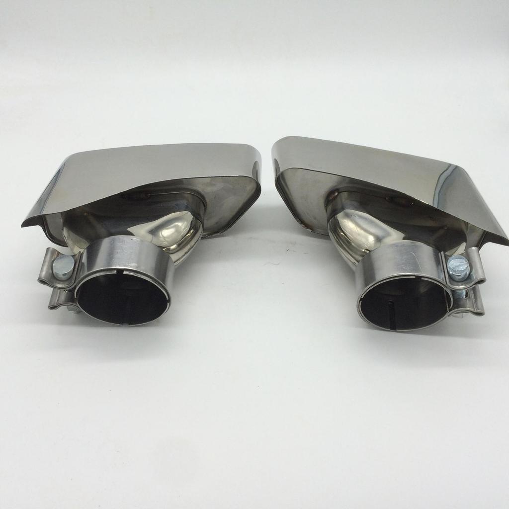 Stainless Steel Tailpipe Muffler Cover for 10-17 BMW F10/F18