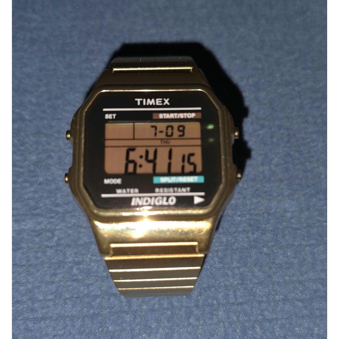 Used TIMEX Indiglo Gold Digital