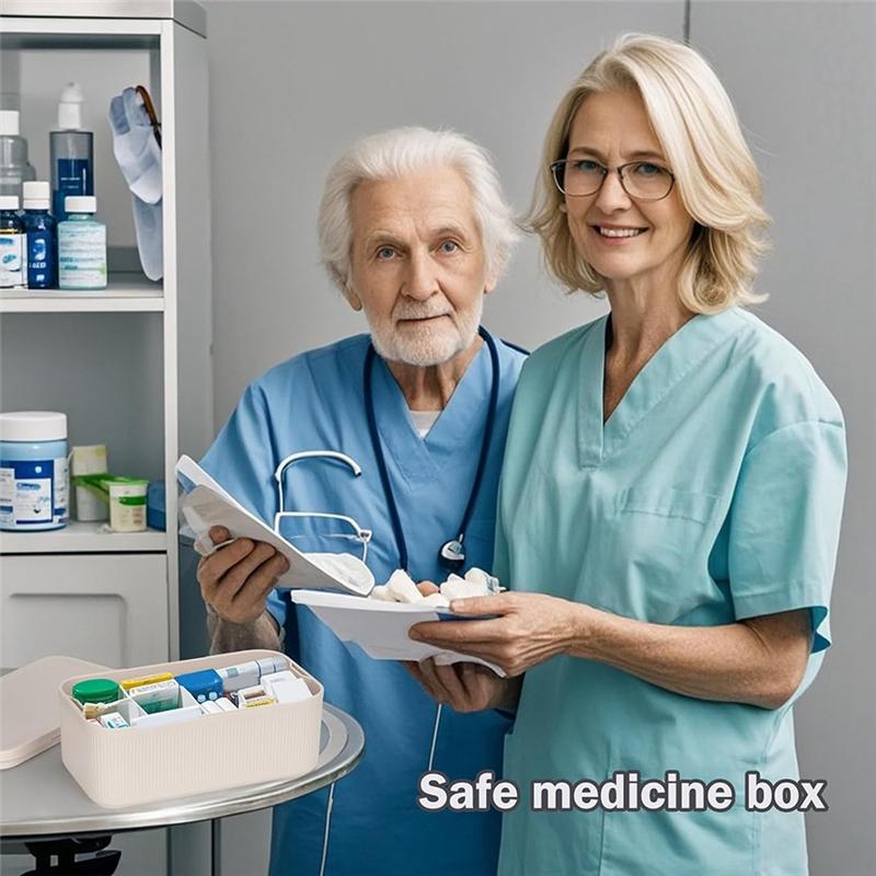 

Good-Lockable Storage Box, Locking Medicine Box, Cell Phone Locked Jail, Containers Bin For Personal Refrigerator Home бежевый