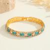 Luxurious Colored Zirconia Tennis Bracelet - Colorfast, High-End Hand Jewelry