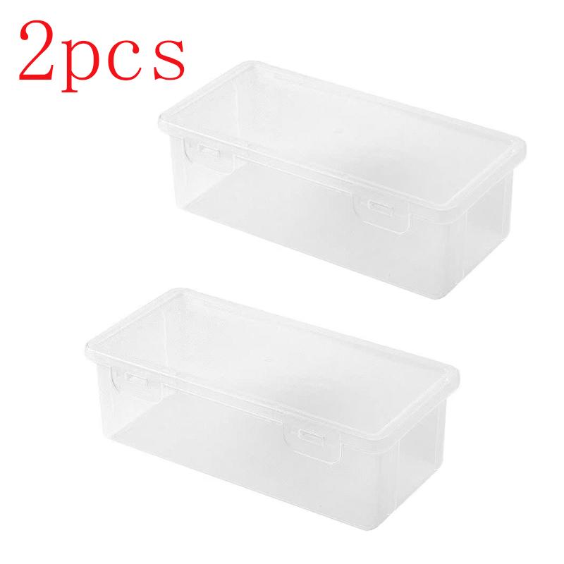 Plastic Storage Box Large Capacity Transparent Stationery Case Pencil Case Children's Crayon Painting Sketching Muilt Pencil Bag