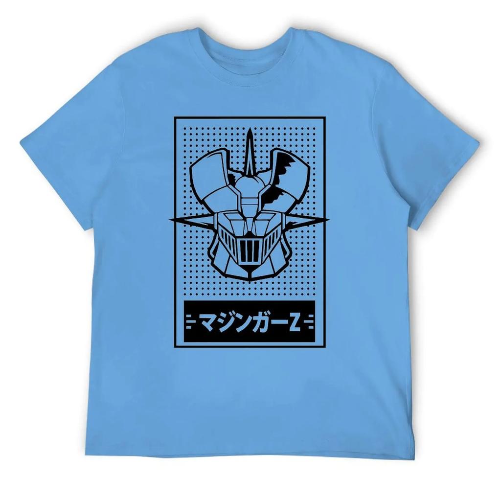 Mazinger Z Bust Essential For Sale T-shirts Casual Graphic T-shirt Crewneck Sports Geek Aactivity Competition USA Size